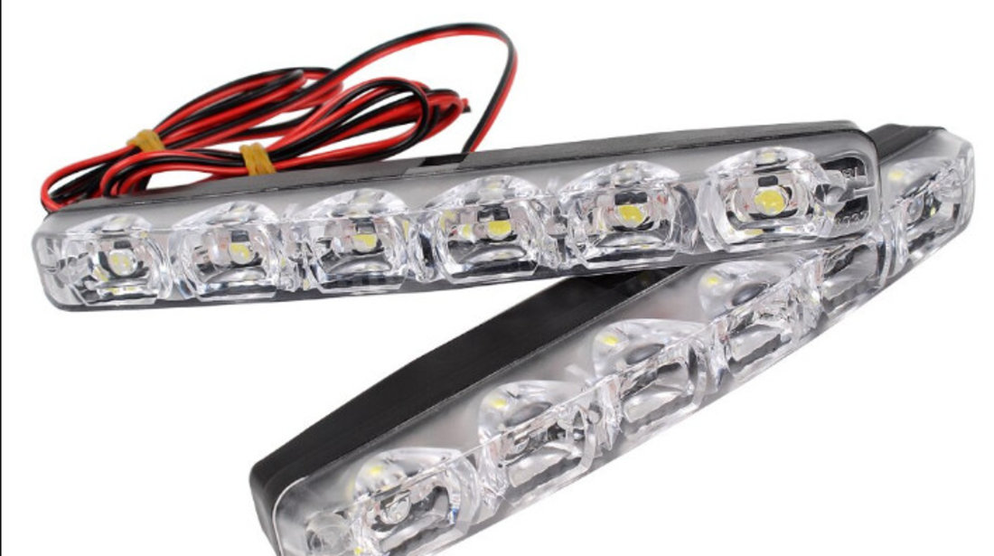 Proiectoare LED DRL / Lumini zi UNIVERSALE / Lumina ALBA