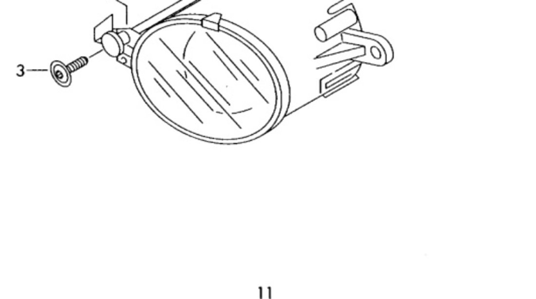 Proiector bara fata stanga Audi A4 B6 (8E2) Sedan 2003 1.9 TDI OEM 8E0941699