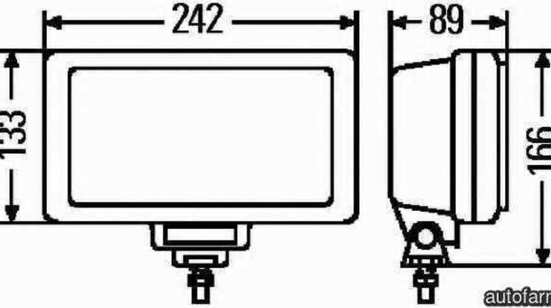 Proiector ceata MAN F 90 HELLA 1NE 006 300-051