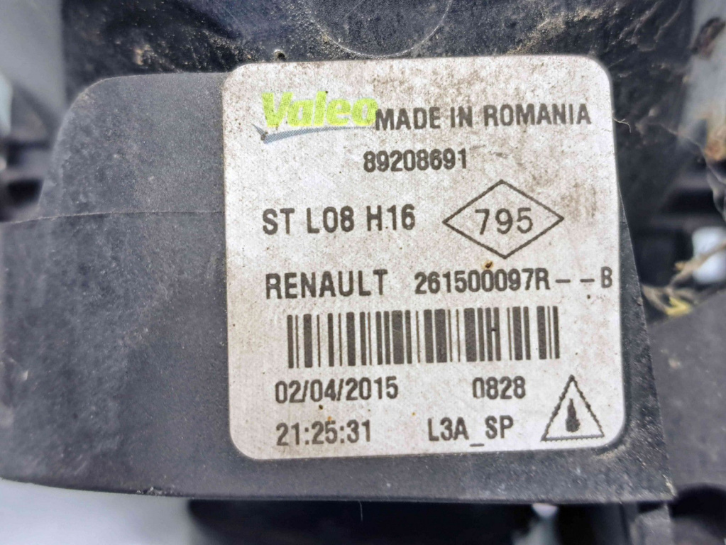 Proiector ceata stanga Dacia Logan MCV 2 [Fabr 2013-prezent] 261500097R