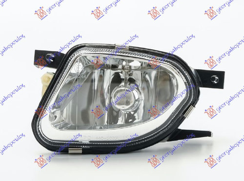 Proiector ceata stanga Mercedes E-Class 2002-2002 NOU 2118200556 A2118200556 (BAZA CROMATA)
