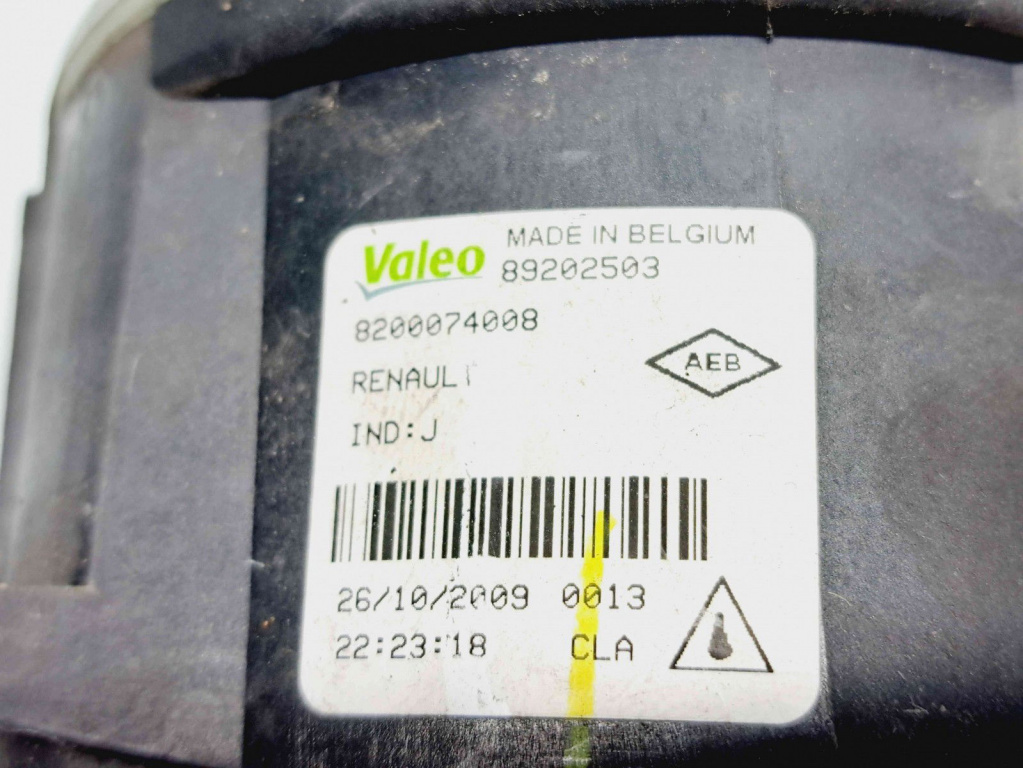Proiector ceata stanga Renault Megane 3 (B95) [Fabr 2008-2016] 89202503