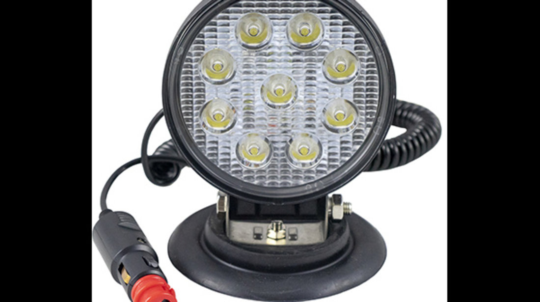 Proiector De Lucru Cu Led. Rotund. Lumina Concentrata. Baza Magnetica Jbm 52569