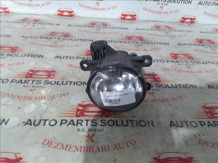 Proiector dreapta 1.6 hdi PEUGEOT 308 an fabr. 2015