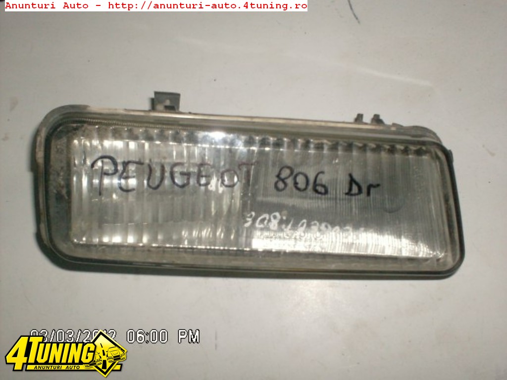 Proiector dreapta Peugeot 806