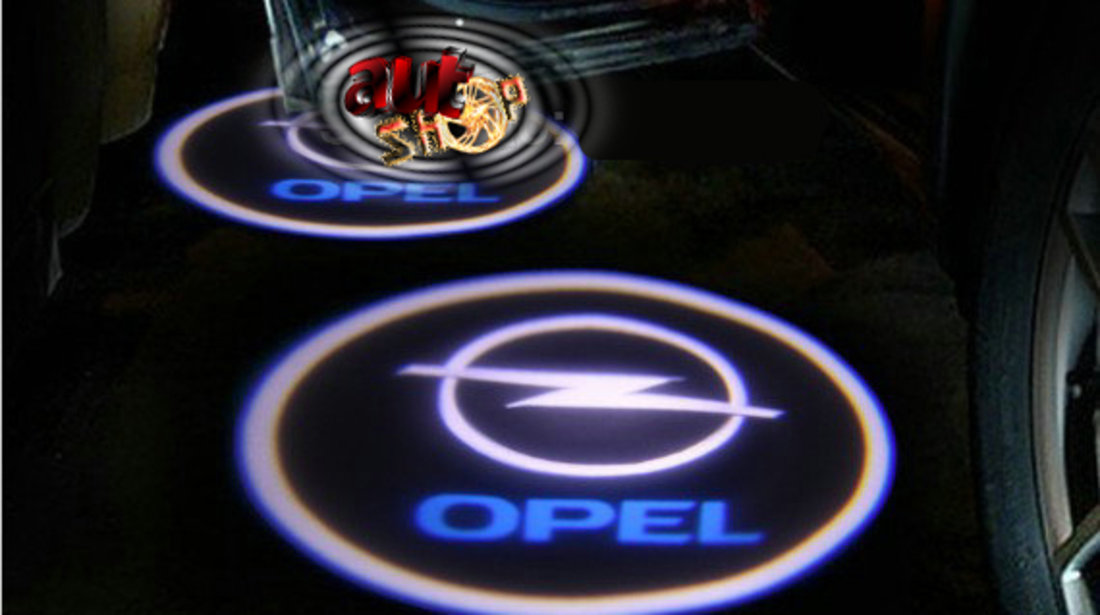 Proiector laser cu logo pentru iluminat sub usa - mai multe variante