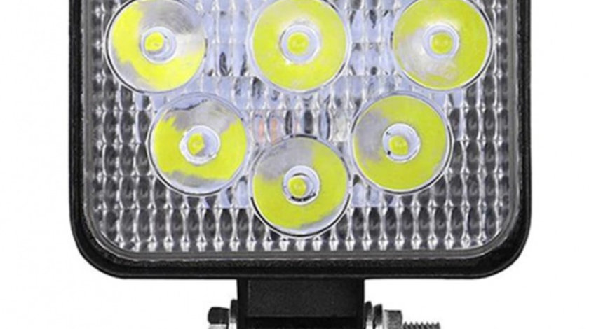 Proiector Led 27W 12/24V 6000K Patrat PL 028