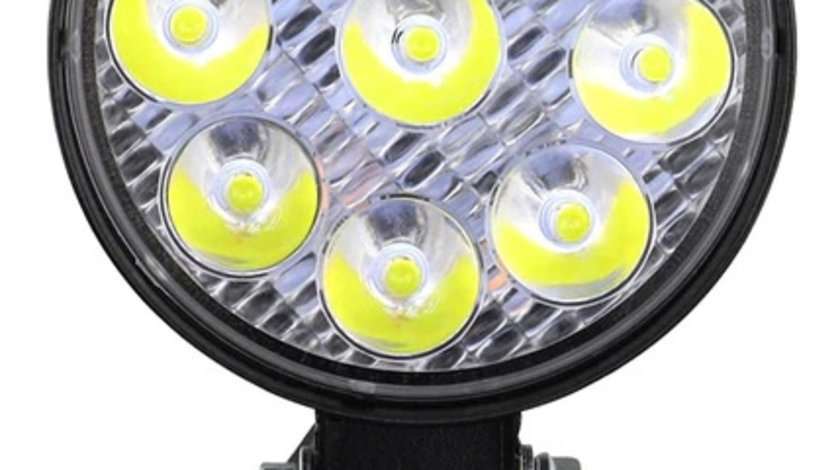 Proiector Led 27W 12/24V 6000K Rotund PL 027