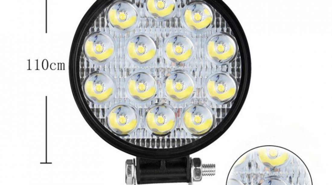 Proiector Led 42W 12/24V 6000K PL 042