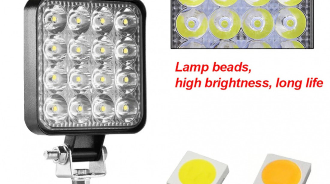 Proiector Led 45W 12/24V 6000K PL 048