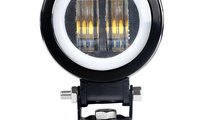 Proiector Led, 7D Optic, 20W, 12V-24V, 7.5CM, Rotu...