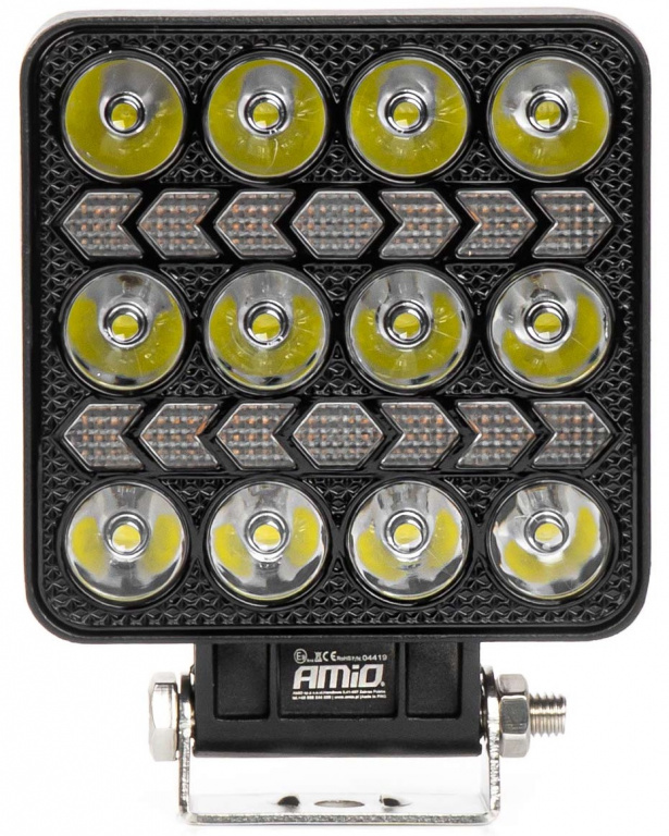 Proiector Led Amio 12V / 24V 36W 3600Lm Alb 6500K / Galben AWL75 04419