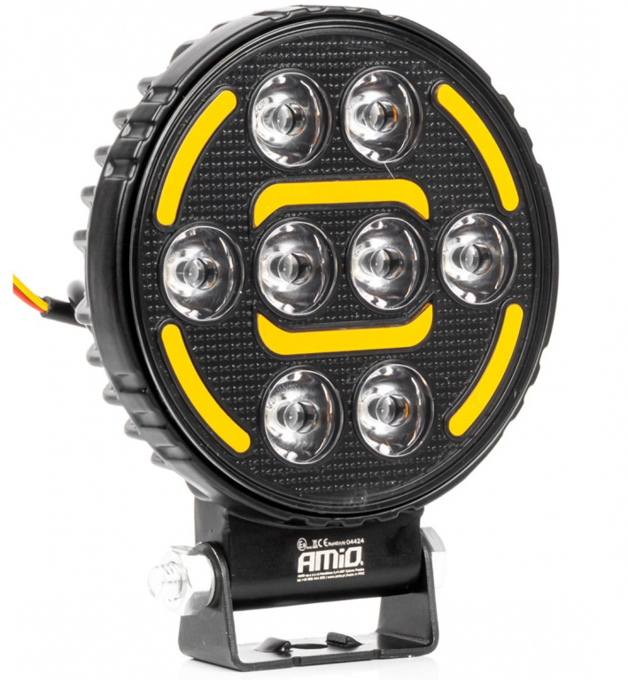 Proiector Led Amio 12V / 24V 48W 2400Lm Alb 6500K / Galben AWL80 04424