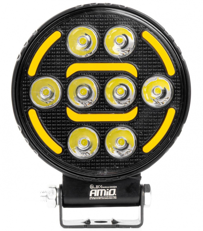 Proiector Led Amio 12V / 24V 48W 2400Lm Alb 6500K / Galben AWL80 04424