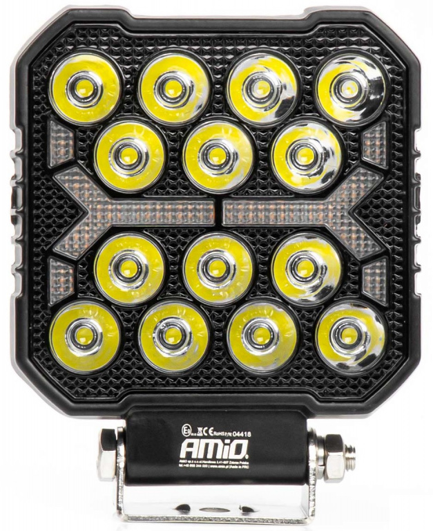 Proiector Led Amio 12V / 24V 48W 4200Lm Alb 6500K / Galben AWL74 04418