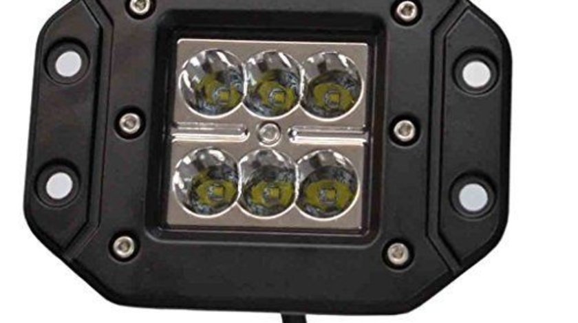 Proiector Led Auto Offroad 18W/12V-24V 1320 Lumeni Incastrabil Spot Beam 8 Grade 400120