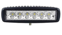 Proiector Led Auto Offroad 18W/12V-24V 1320 Lumeni...