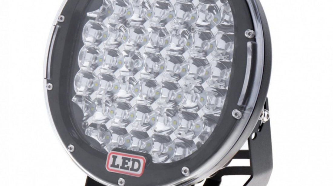 Proiector Led Auto Offroad 225W 12V-24V 18000 Lumeni Rotund Spot Beam 398265