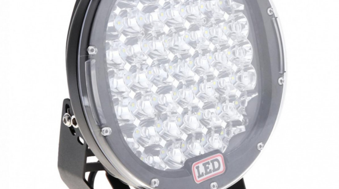 Proiector Led Auto Offroad 225W 12V-24V 18000 Lumeni Rotund Spot Beam 398265