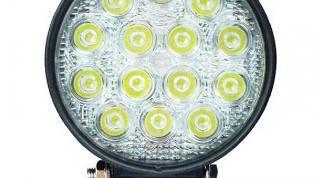 Proiector Led Auto Offroad 42W/12V-24V 3080 Lumeni Rotund Spot Beam 30 Grade 693772