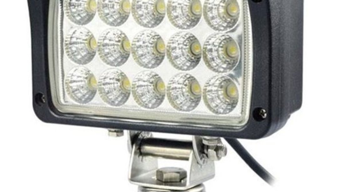 Proiector Led Auto Offroad 45W/12V-24V 3300 Lumeni Dreptunghiular Flood Beam 60 Grade 220371