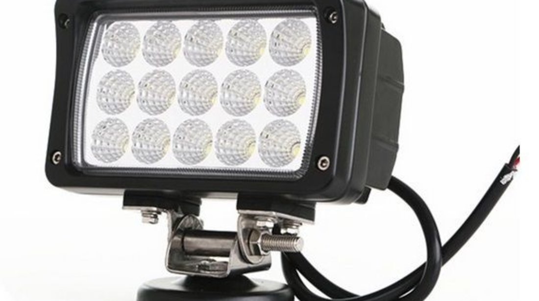 Proiector Led Auto Offroad 45W/12V-24V 3300 Lumeni Dreptunghiular Spot Beam 30 Grade 740735