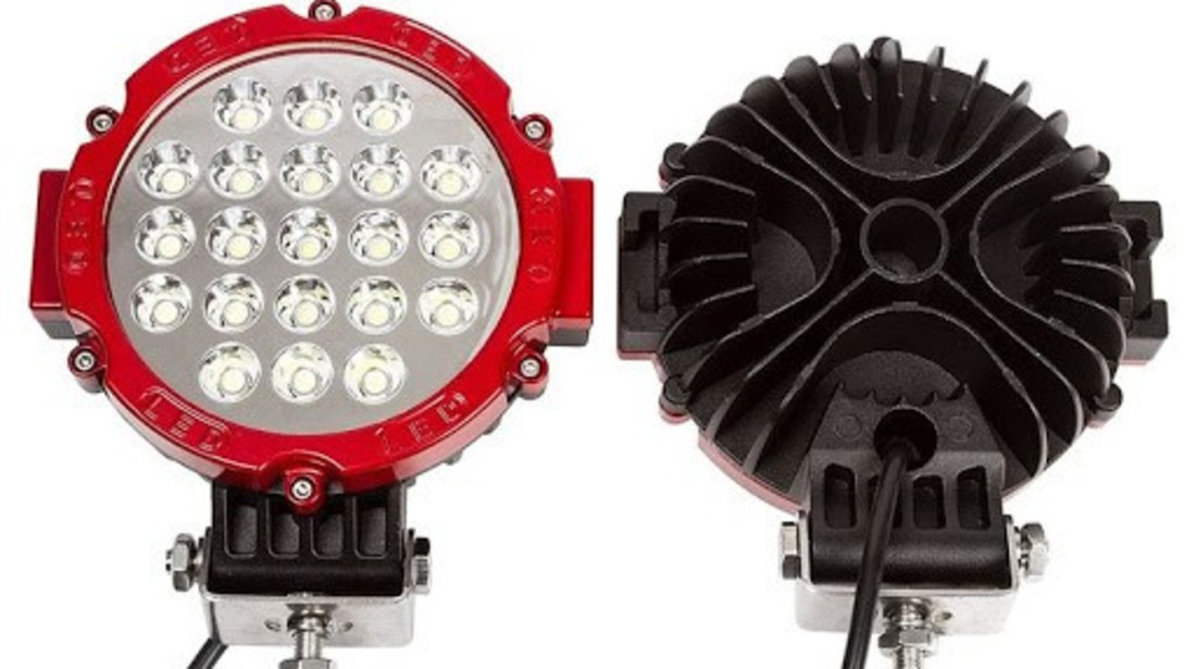 Proiector Led Auto Offroad 63W/12V-24V 4410 LM Rosu Spot Beam 30 Grade 715103