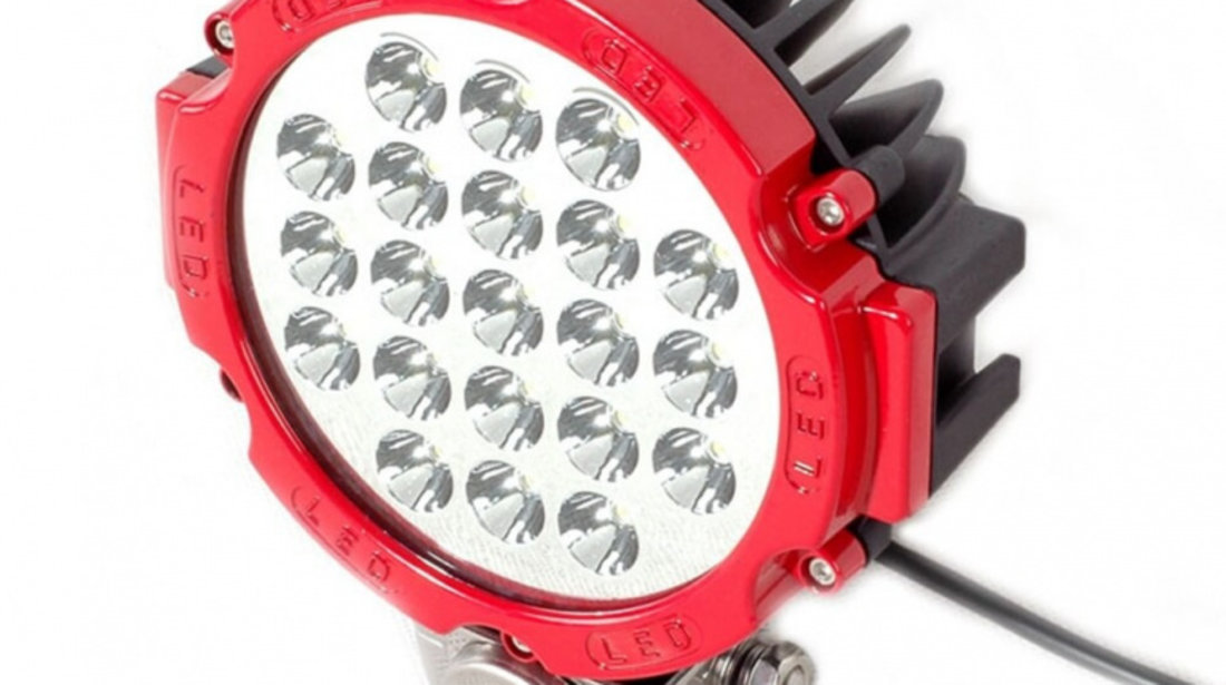 Proiector Led Auto Offroad 63W/12V-24V 4410 LM Rosu Spot Beam 30 Grade 715103