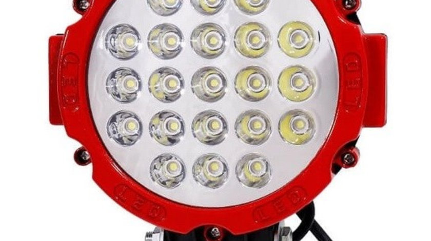 Proiector Led Auto Offroad 63W/12V-24V 4410 LM Rosu Spot Beam 30 Grade 715103