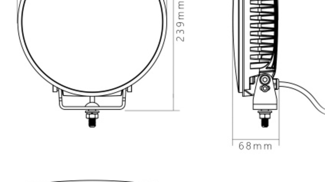 Proiector Led HL-2007DRL 12-24V Cu Lumina De Zi 101019-15