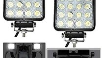 Proiector led patrat offroad 48w 12v/24v