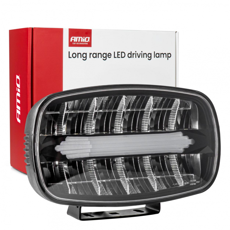 Proiector Led Pentru Distante Lungi Cu Functie De Lumina De Pozitie Amio 109W 7000lm 04535