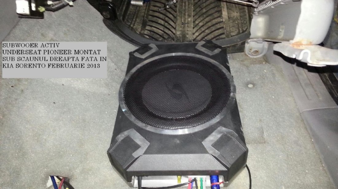 PROMOTIE MONTAJ STATIE SUBWOOFER AUTO DE LA 70 LEI