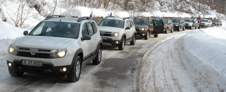 Proprietarii de Dacia Duster si-au dat intalnire la Bucegi