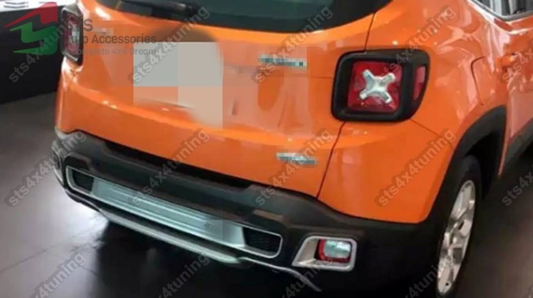 PROTECTIE BARA FATA SI SPATE JEEP RENEGADE 2015-2018 [V1][2-BUC]