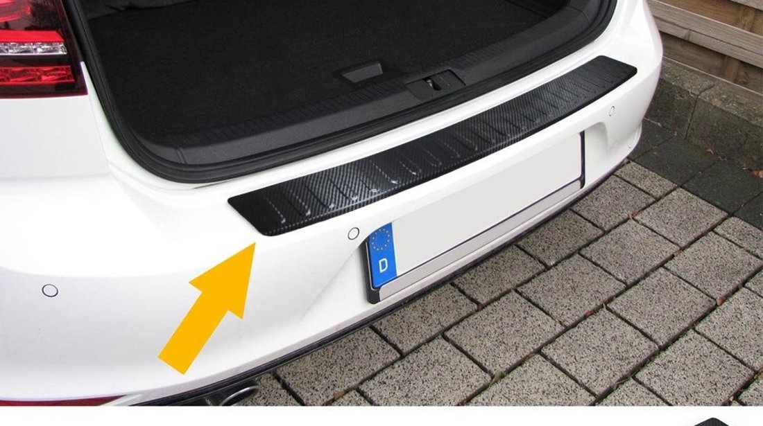 Protectie bara portbagaj VW Passat B8 Sedan(Limo) dupa 2014- carbon