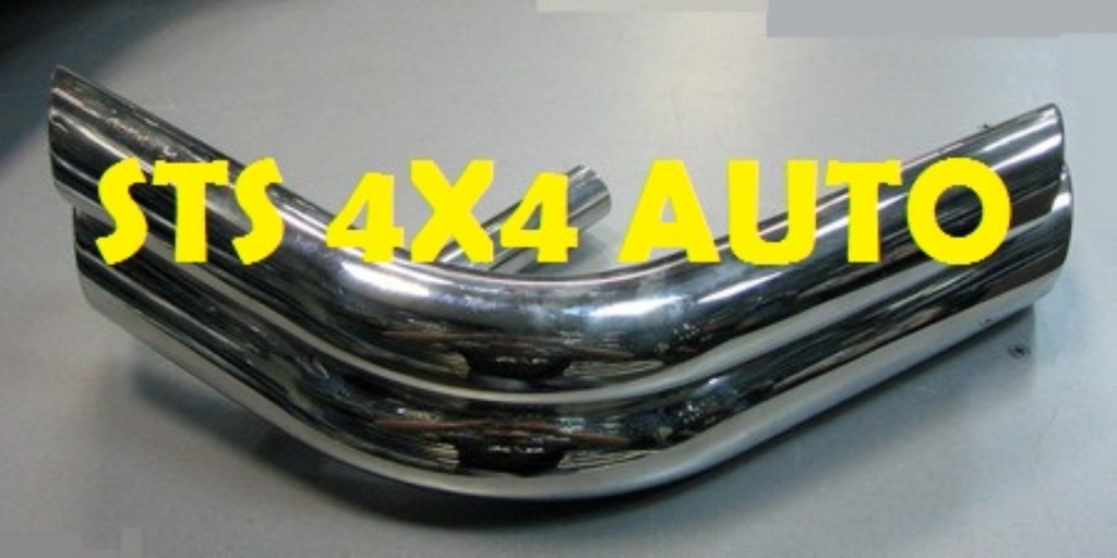 PROTECTIE BARA SPATE DIN INOX HYNDAI TERRACAN 2001-2007 [DOUBLE-PIPE]