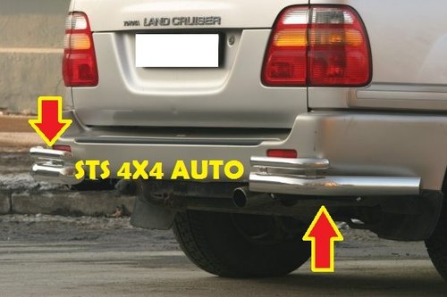 PROTECTIE BARA SPATE DIN INOX TOYOTA LAND CRUISER FJ100 1998-2007