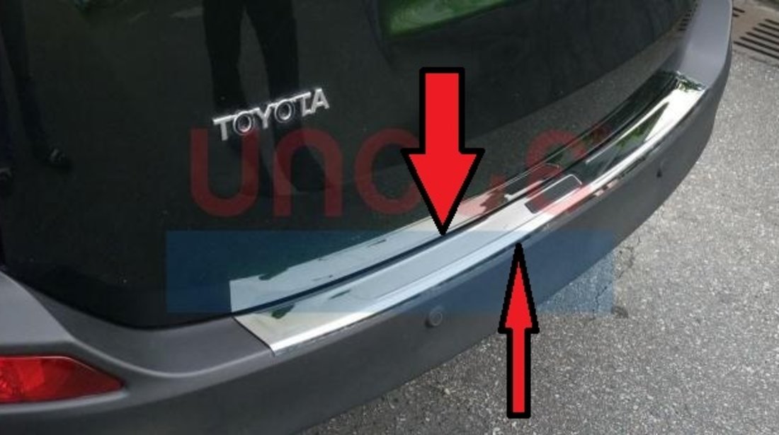 PROTECTIE BARA SPATE DIN INOX TOYOTA RAV4 2013-2014