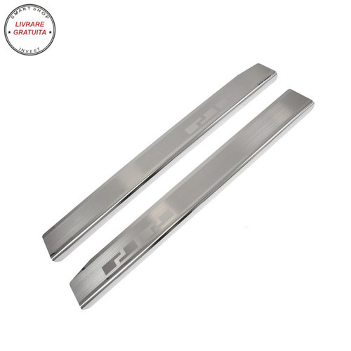 Protectie praguri usi inox Suzuki Swift fabricatie 09.2010 - 04.2017, caroserie hatchback #1- livrar...