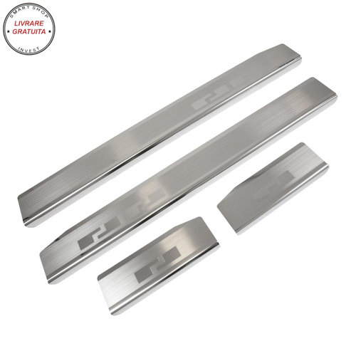 Protectii inox praguri usi Dacia Logan II, caroserie Sedan, fabricatie 09.2013 - 12.2020 #1- livrare...