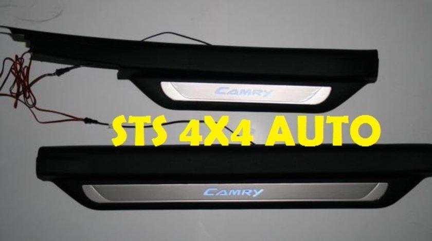 PROTECTII PRAG CU LED DIN INOX+ABS TOYOTA CAMRY 2007-2011