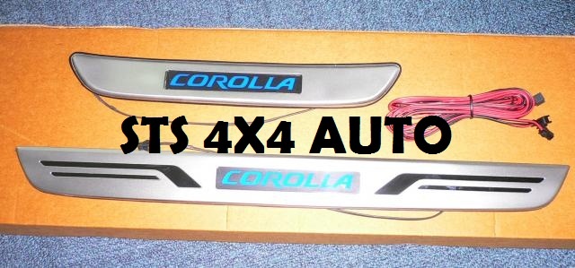 PROTECTII PRAG CU LED DIN INOX TOYOTA COROLLA 2007-2013