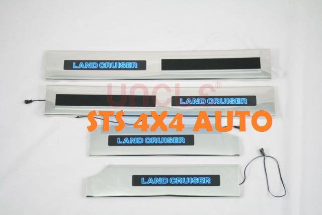 PROTECTII PRAG CU LED DIN INOX TOYOTA LAND CRUISER FJ200 2008-2013
