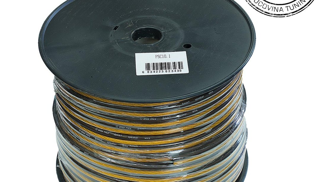 PSC10.1 75m Roll 10AWG 6mm 15% CCA Speaker Cable 525 Strand