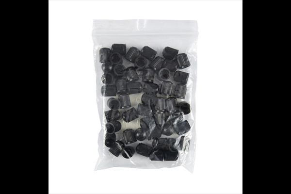 PUNGA CU 50u. CAPACE NEGRE DIN PLASTIC PT. VENTIL JBM 11905 JBM