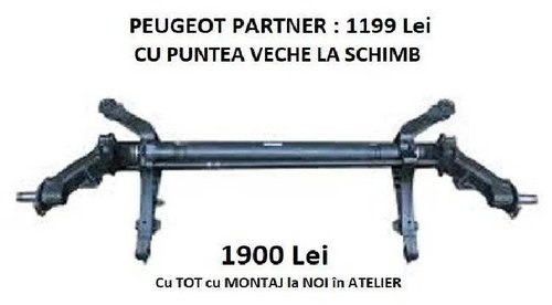 Punte Spate Peugeot Partner