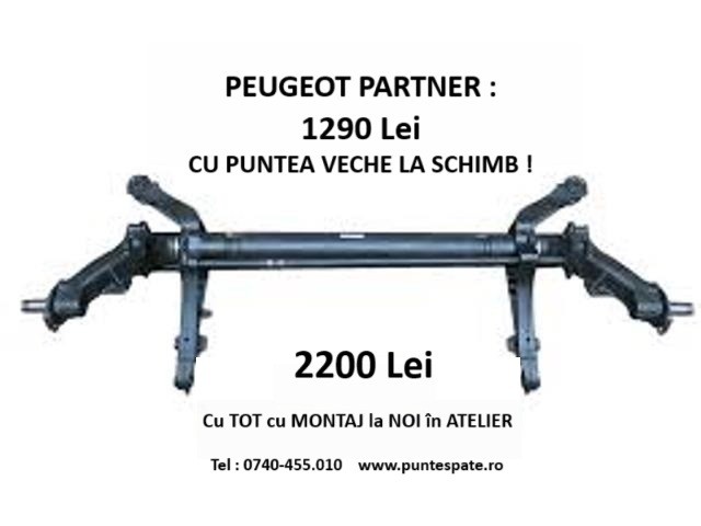 Punte Spate Peugeot Partner