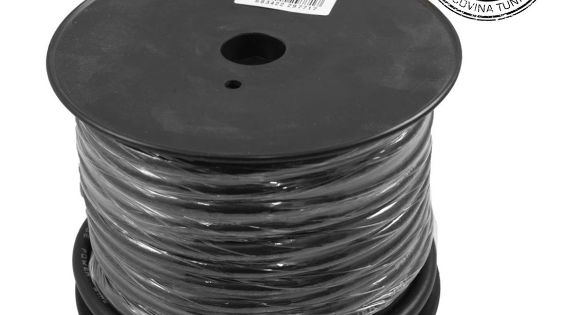 PWN4.1 30m Roll CCA 4AWG 21mm Black Negative Cable 1862 Strand