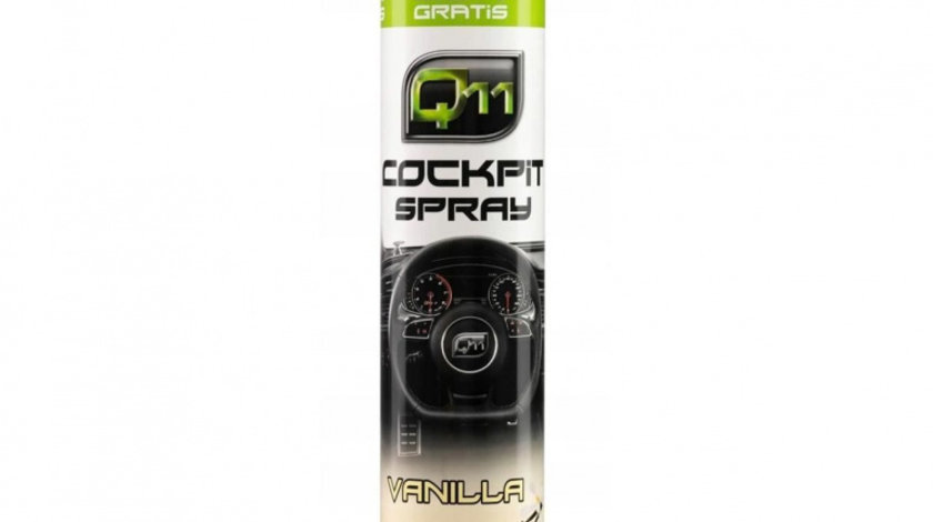 Q11 Spray Silicon Bord Cockpit Spray Vanilla 750ML CH2314